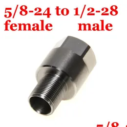 Fuel Filter Thread Adapter 5/824 Female To 1/228 Male Stainless Steel Converter Changer Ss Soent Trap For Napa 4003 Wix Drop Deliver Dhhr4