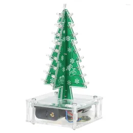 Christmas Decorations DIY Colorful Easy Making LED Light Tree With Music Electronic Learning Kit Module