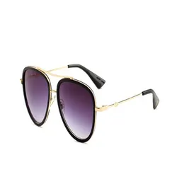 2021 Nieuwe luxe topkwaliteit klassieke piloot zonnebril Designer merk modeheren dames zonnebril brillen met metalen glazen lenzen met 217W