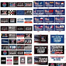 Banner Flags 180 Designs Trump 3x5ft 90x150 Save America Again Lets Go Brandon Flag for 2024 Prezydent Wybory Stanów Zjednoczonych Dr Dhu6G