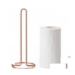 Paper Towel Holders Metal Steady Countertop Standing Roll Holder Dispenser Bathroom Tissue Stand Dining Table Napkins Rack Storage B Otz3Y