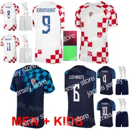 Camisetas de fútbol Selección nacional de fútbol Croacia 11 Camisetas de Marcelo Brozovic 10 Luka Modric 4 Ivan Perisic 8 Mateo Kovacic 20 Josko Gvardiol Kits de camisetas de fútbol