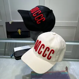 23SS Fashion Designer Ball Caps Summer Mens Baseball Cap con letras Bordado Hip Hop Street Hat Gelloy Hats Black Beige