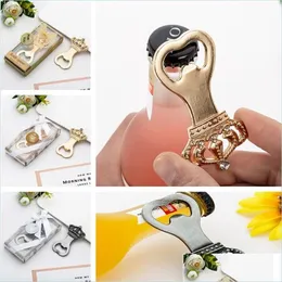 Öppnar Personlig Crown Beer Bottle Opener Creative Botter Presents For Baby Shower Guest Giveaways Party Favors Drop Delivery Ho DHGVE