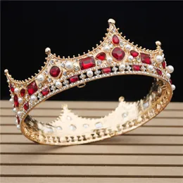Biżuteria ślubna Biske Bloska Barokowa Duża kryształowa kwiatowa korona Znakomita urocza tiary Pauta Pagride Akcesoria 230112
