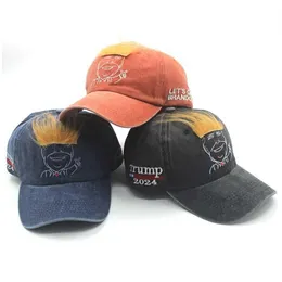 Party Favor 2022 Let Is Go Brandon broderi Letters Tryckt baseball cap 2024 Trump Summer Outdoor Tennis Sunhat Presidential Electi DHC8W