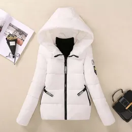 Women's Down Parkas Short Hooded Cotton Coats Womens Winter Jackets Plus Size 5XL Coat Korean Student Padded Jacket Topps 230111