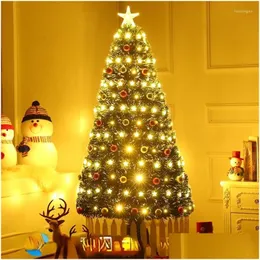 Juldekorationer Dekorationer1.5 Tree Fiber 1.8 Fempointed Star Lightemitting Package Drop Delivery Home Garden Festive Party Su Dhuyf