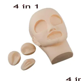 Постоянная кожа макияжа 4 в 1 3D -бровь ТАТУЛА ТАТТА Практика манекена с 2 шт.