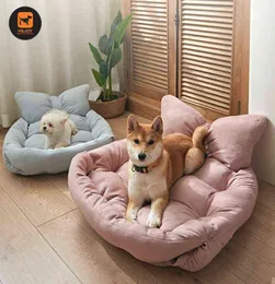 Dog Houses Kennels Accessories Pet Bed Mat Cushion Dog Sofa Bed Cat Nest Dual Use Lounger for Dogs Cats Puppy Kennels Tray Pet Sle8826102