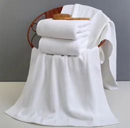 100x200cm Extra Large White Bath Towel Embroidery Custom Logo 100% Cotton Bathroom Towels for Hotel Home Take Hot Springs Sauna Spa Beauty Salon Towel 1000g