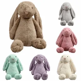 Wielkanocny króliczek Plush zabawki Śliczne miękkie 30 -cm nadziewane lalki zwierzęce kreskówkowe chłopcy dziewczęta prezenty króliki ucha długie zabawki