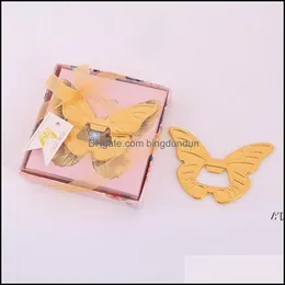 Otwieracze Butterfly Bottle Opener Wedding Favor Bridal Shower Inchagement Party Favors Event Event Peeposes Prezenty urodzinowe