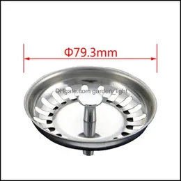 Drains 79.M Stainless Steel Kitchen Sink Accessories Strainer Stopper Waste Plug Filter Water Tank Vegetable Washing Basin Cap Plugs Dhvg1