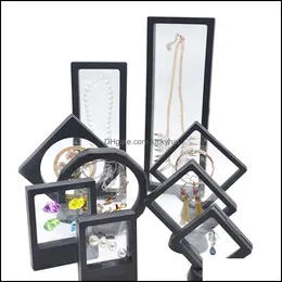 Jewelry Stand Wholesale High Quality 2021 3D Floating Frame Display Holder Box With Stands For Challenge Coins Medallions Drop Deliv Otiof