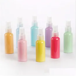 梱包ボトルプラスチックあたり50mlスプレーボトル持ち運びが簡単なコンテナcolorf aroon color for trave drop derviry office school bu dhila