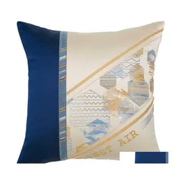 クッション/装飾的な枕装飾ER贅沢なビンテージブラックとシアーソファ用の花の枕カバー