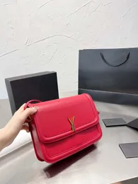 Tasarımcı Duffle Bag Metis Pochette Zarf Torbası Bronz Metal Aksesuarlar Koyun derisi deri manyetik toka kapanma hafif süet astar moda çok yönlü parça