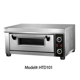 HTD101 Electric Deck Oven Pizza Oven med Thermosat Baking Oven Bakery Oven för kommersiellt kök
