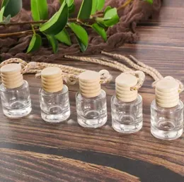 Perfumy samochodowe butelki Domowe dyfuzory wislarze Perfumenty Ozdoba Odświeżacz powietrza do olejków eterycznych Zapach puste szklane butelki FY5288 SS0113