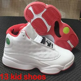 2023 Jumpman 13 Basketball Shoes White Lucky Green Starfish CNY Children Outdoor Sports Shoes EUR 28-35FUJN