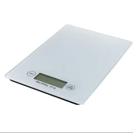 Weighting Digital Scales Measurement electronics Scale tempered glass Household Kitchen 5KG/1g LCD display 3 colors with retail box