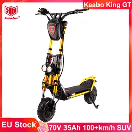 Akcje ue Kaabo Wolf King GT PRO 11 cali 72 V 35AH 21700 akumulator Maksymalna prędkość 100 km/h z wyświetlaczem TFT kontroler sinusoidalny skuter elektryczny Monster Scooter SUV skuter