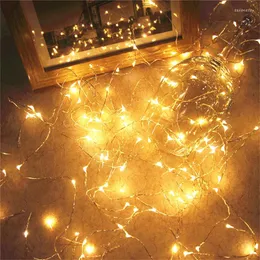 سلاسل الجنية LED String Lights Decorations for Home Pretty Christmas Garland Garden Decor