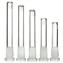 Hookahs 유리 downstem 디퓨저 18mm 남성 14mm 여성 유리 봉 Adater 다운 줄기 유리 봉 물 흡연 파이프