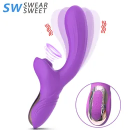 Anal Toys Powerful Sucking Vibrator Female G Spots Clitoral Sucker Vacuum Stimulator Massager Adults Dildo Vibrating Sex For Women 230113