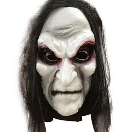 Party Masks 1PCS Horror Scary Wig Cosplay for The Face Halloween Costume Prop Masquerade Joker Latex Headgear Prom 230113