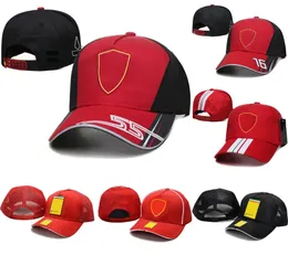 F1 Sürücüler Yarış Kapakları Moda Nakış Beyzbol Kapağı Formül 1 Erkekler Kadın Güneş Şapkası Hayranları Kaps Kamyoncu Şapkalar