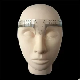 エアブラシのタトゥーは新しい形状1ピース眉毛RERツールを測定するマイクロブレードを測定して、完璧な眉ドロップデリDHGAHを測定するために永続的なメイクを測定します
