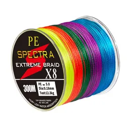 Braid Line 4x 8x Multifilament 300m 500m 1000m fiskeartiklar Karp Tillbehör Flätad verktyg Power Pull Wire Luya Necklace Hebras Pesca 230113