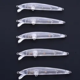 100PCS Minnow Blank twarde Nieplączone przynęty rybackie Crankbait Wobblery przynęty 9 8CM 6G310G