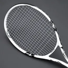 Tennis Rackets High Quality Ultra Light Aluminum Alloy Carbon Racket For Adult Professional Training Racquets String Bag Men Women Padel 230113