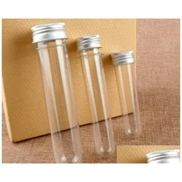 F￶rpackningsflaskor 30 ml 40 ml 100 ml transparent cylindrisk plast Testr￶r flaskmaskpulver bad salt godis flaskad tom SN2110 DR DHLIV