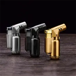 1300C Jet Flame Torch Accendini Mini metallo antivento torcia ripetuta Butano Gas Jet Flame per fumare BBQ Dab Rig Bong Tools