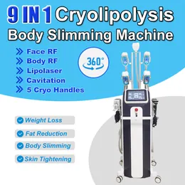 New Cavitation Slimming Machine Weight Removal Fat Loss Lipolaser RF Cryolipolysis Device Skin Care Beauty Salon Equipment Double Chin Removal Anti-wrinkle