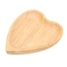 Contenitori per la cucina, 1 pratico piatto domestico, vassoio decorativo a forma di cuore (cachi)