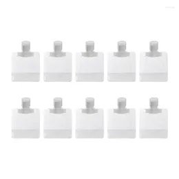 Aufbewahrungsflaschen 594C 10 Stück transparente leere Reisetasche 30/50/100 ml Kunststoff Mini nachfüllbar Behälter Kosmetikbehälter Make-up-Flasche