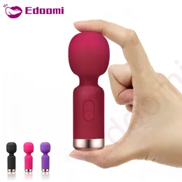 Anal Toys Mini Vibrator with Female Clitoris Stimulator Sex for Womans AV Magic Wand Adult 18 Masturbator Siliconen Dildo Erotic 230113