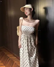 Casual Dresses Make Firm Offers Great Han Edition To Collect Waist Headdress Flower Strapless Dress With Summer Skirt Show Thin Temperam