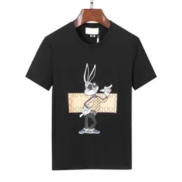 Camisetas masculinas slim fit roupas de verão designer simples streetwear impressão palma da mão camiseta de algodão camiseta casual masculina