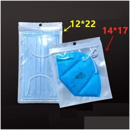 Förvaringspåsar förseglade blixtlåsväska självförsegling genomskinlig plastpärla maskförpackningsfabrik grossist LX2822 Drop Delivery Home Garde DHMLS