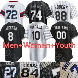 2023 2022 Custom S-4XL Dreams 88 Luis Robert Jersey 46 Craig Kimbrel 7 Tim Anderson Yoan Moncada 74 Eloy Jimenez 24 Yasmani Grandal Aaron basebolltröjor