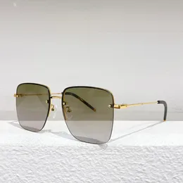 312 Guld/brunt guldspeglade solglasögon för kvinnor Sonnenbrilledesigner Sun Glasögon utomhus UV400 -skyddsglasögon Des Lunettes de Soleil med låda