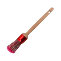 Painting Supplies Type 561 Yep Wooden Handle Red Oxided Ferre Spanish Round Paint Brush With Hanger Drop Delivery Home Garden Arts Cr Dhech