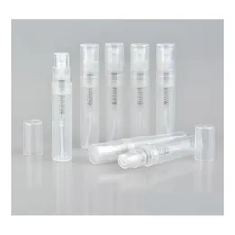 Förpackningsflaskor 1200 st/lot mini spray penna plast per flaska l små provflaskor till salu SN4312 droppleveranskontorskola dhyc8