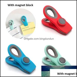 Altro Decorazioni per la casa Magneti per il frigorifero Clip per sigillare alimenti Clip per sacchetto di patatine Frigorifero magnetico Cucina Mes Board Promemoria Adesivo per blocco note Dr Ot9In